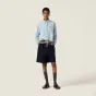 MIU MIU Striped chambray shirt