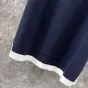 MIU MIU Knit and poplin mini-dress