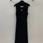 MIU MIU Viscose round-neck dress