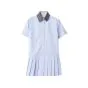 MIU MIU Pleated striped dress