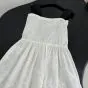 MIU MIU Embroidered batiste dress
