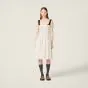 MIU MIU Embroidered batiste dress