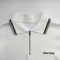 MIU MIU Bonded piqué and technical jersey dress