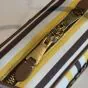 MIU MIU Beau canvas and leather bag