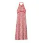 MIU MIU Long floral print crepe de chine dress