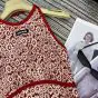 MIU MIU Long floral print crepe de chine dress