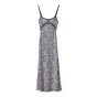 MIU MIU Long floral print crepe de chine dress
