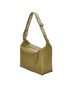 LOEWE Cubi crossbody bag in supple smooth calfskin and jacquard