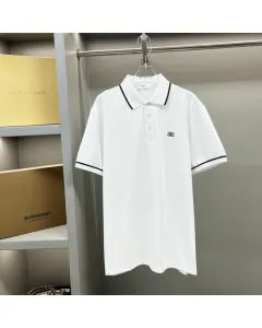 Celine classic polo shirt in cotton piqué