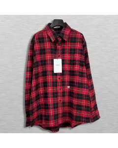 Celine loose shirt in checked cotton