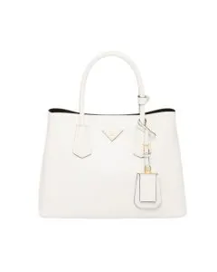 Medium Saffiano Leather Double Prada Bag