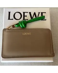 LOEWE Knot coin cardholder in shiny nappa calfskin