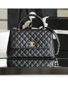 CHANEL Large Flap Bag with Top Handle