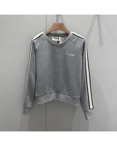 celine sweatshirt in cotton fleece