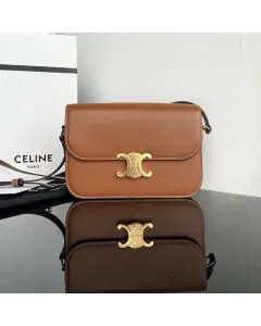 Celine CLASSIQUE TRIOMPHE BAG in Natural Calfskin