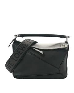 LOEWE Small Puzzle bag in satin calfskin
