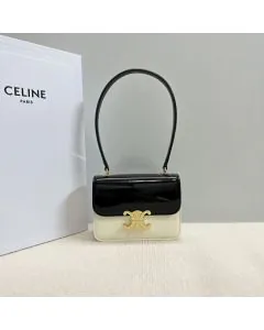 Celine TEEN GARANCE BAG IN BICOLOUR PATENT CALFSKIN