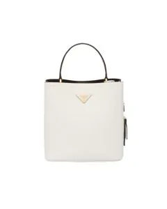 Medium Saffiano Leather Prada Panier Bag