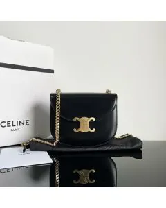 Celine CHAIN BESACE CLEA IN SHINY CALFSKIN