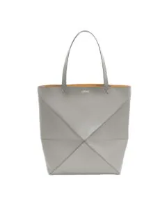 LOEWE Puzzle Fold Tote in shiny calfskin