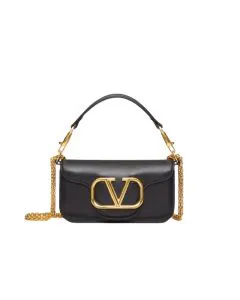 VALENTINO GARAVANI LOCÒ SMALL SHOULDER BAG IN CALFSKIN
