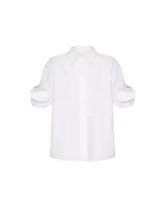 Valentino COMPACT POPELINE BLOUSE