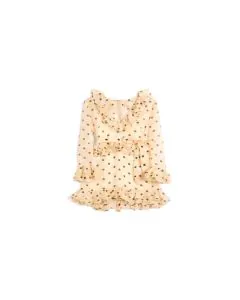 Valentino SHORT DRESS IN ORGANZA WITH POLKA DOT PRINT