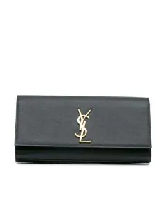 YSL KATE CLUTCH IN GRAIN DE POUDRE EMBOSSED LEATHER