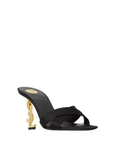 YSL OPYUM mules in satin crepe