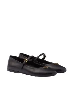 Prada Nappa leather ballerinas