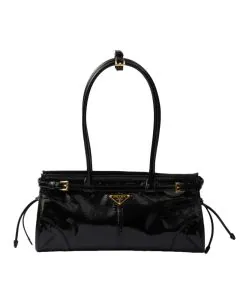 Prada Medium naplak patent leather handbag