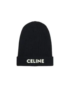 CELINE BEANIE IN RIBBED WOOL