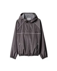 MIU MIU Technical silk zipper blouson jacket