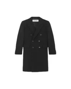 YSL coat in wool and cashmere