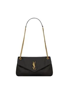 YSL CALYPSO small in plunged lambskin