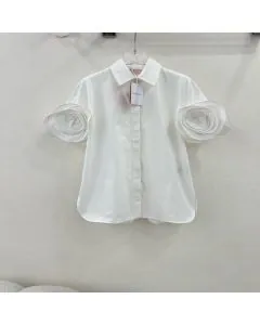 Valentino COMPACT POPELINE BLOUSE