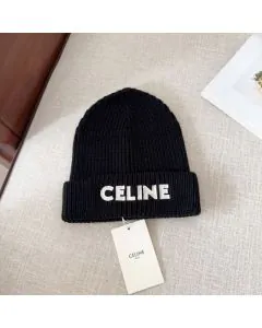 CELINE BEANIE IN RIBBED WOOL