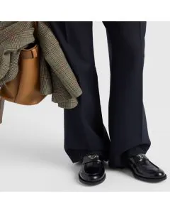 Prada Brushed leather loafers