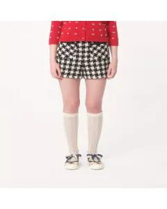 Valentino DAMIER LIGHT TWEED SHORTS