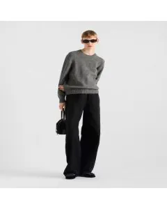 Prada Wide-leg denim jeans