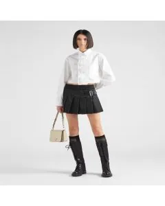 Prada Pleated Re-Nylon miniskirt