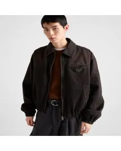 Prada Padded denim blouson jacket