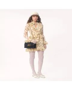Valentino SHORT DRESS IN ORGANZA WITH POLKA DOT PRINT