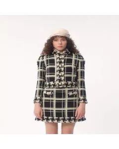 Valentino CABAN IN MACRO CHECK TWEED