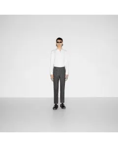 Gucci Wool pants with GG Shadow