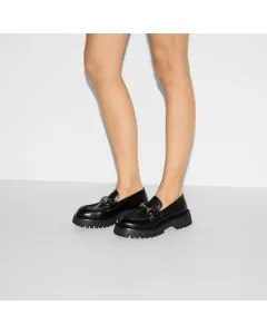 Gucci Women's lug sole loafer with Horsebit