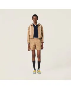 MIU MIU Technical silk Bermudas