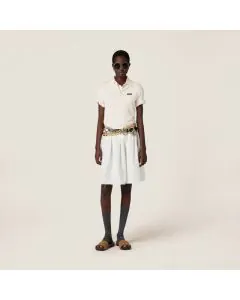 MIU MIU Cashmere and silk polo sweater