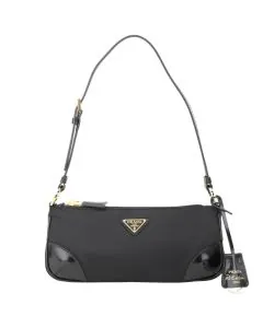 Prada Re-Edition 2002 Re-Nylon and brushed leather shoulder bag