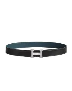 Hermès 5382 Faubourg belt buckle & Reversible leather strap 32 mm